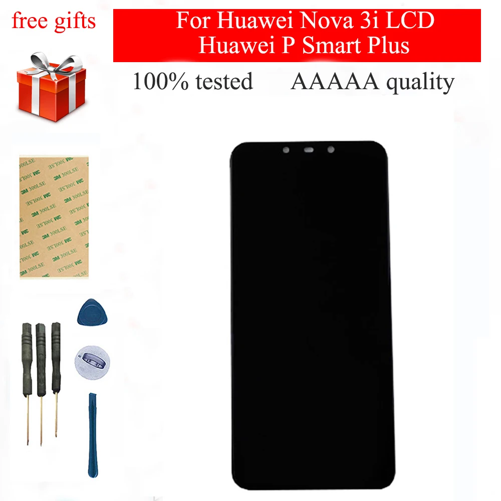 Для huawei Nova 3i ЖК-дисплей с сенсорным экраном дигитайзер сборка Замена для P Smart Plus