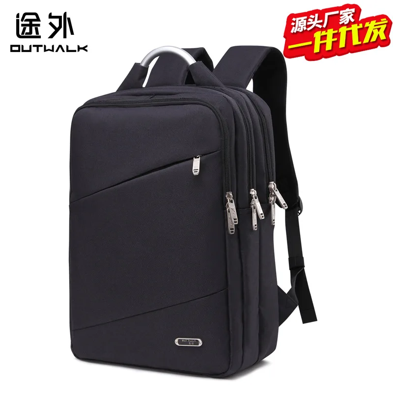 

Korean-style Backpack Men Multi-functional Business Computer Backpack Travel Bag College Student School Bag Oxford Cloth Backpac