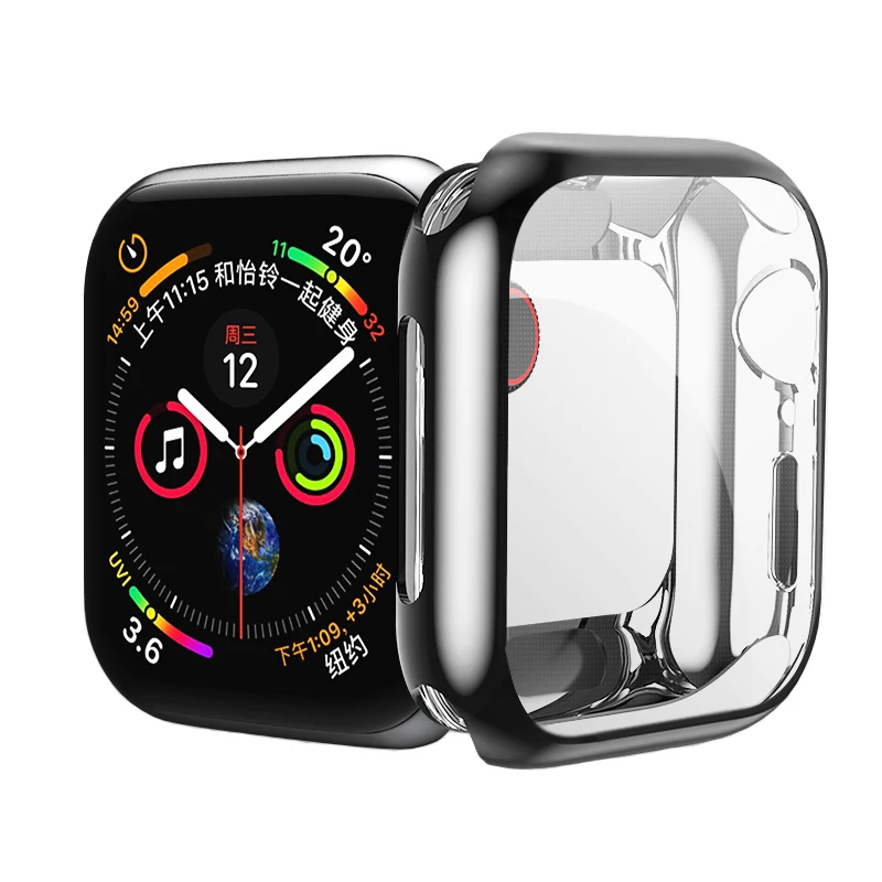 Полноэкранный защитный чехол для Apple watch 5 4 44 мм 40 iwatch sereies 3/2/1 42 38 противоударный