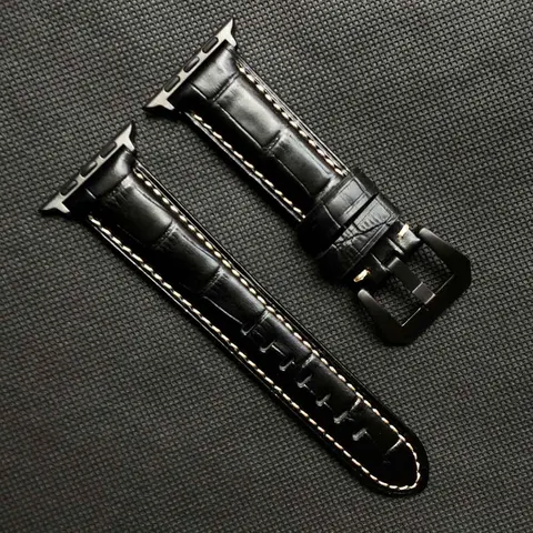 leather watch strap for Apple Watch Band series 7 6 SE 5 4 3 44mm 40mm 45mm 41mm 42mm 38mm iwatch watch bracelet