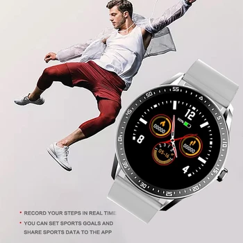 

MOOL Smart Watch Bluetooth Call Waterproof Sports Smartwatch Fitness Tracking and Health Monitoring Long Lasting Battery