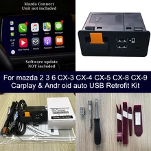Mazda-Kit de reparación para coche, dispositivo con USB, CarPlay, Android, TK78, 66, 9U0C, K1414, C922, V6, 605A