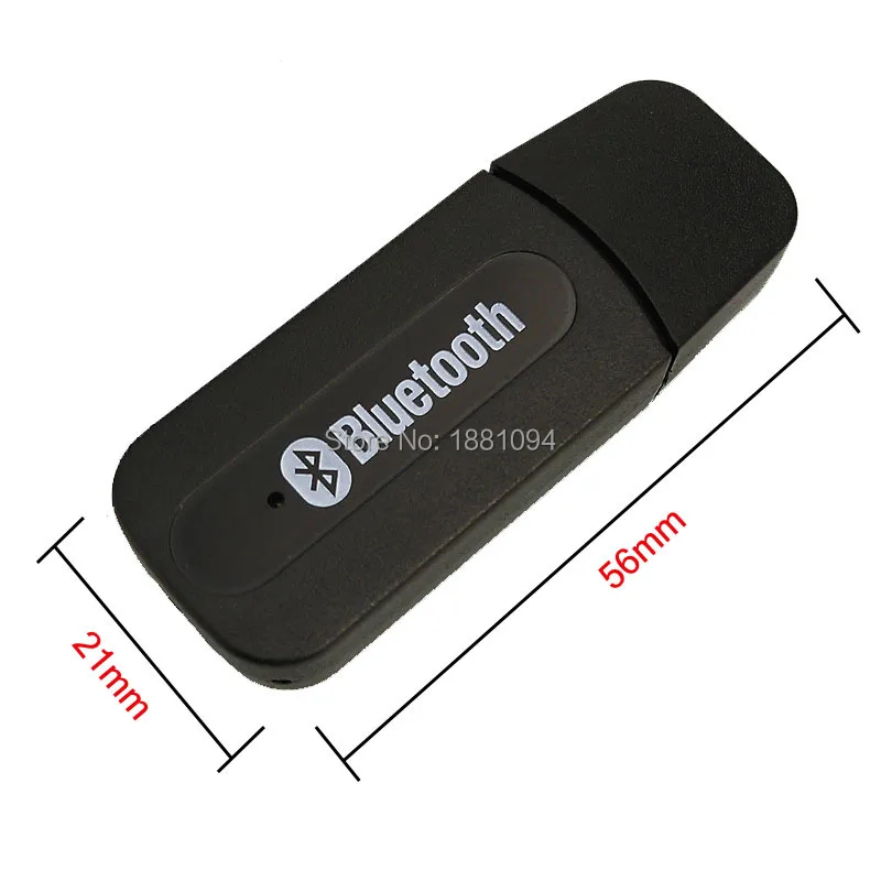 100pcs/lot Bluetooth Audio Receiver Adapter Wireless Music with 3.5mm jack AUX transmitter USB charging
