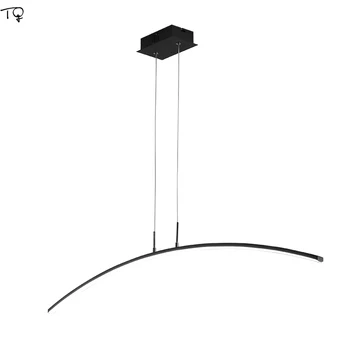 

Modern Minimalist Simple Led Pendant Lights with Remote Control Kitchen Light Fixtures Dining Room Restaurant Parlor Deco Maison