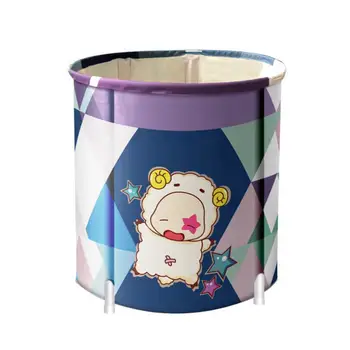 

Portable Folding Bathtub Set Large thickening Barrel Kit for Household use