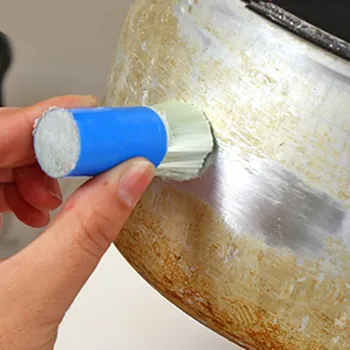 

1set kitchen reusable cleaning brush Stainless Steel Kitchen Metal Rust Remover Cleaning Detergent Stick cleaner kitchen tool