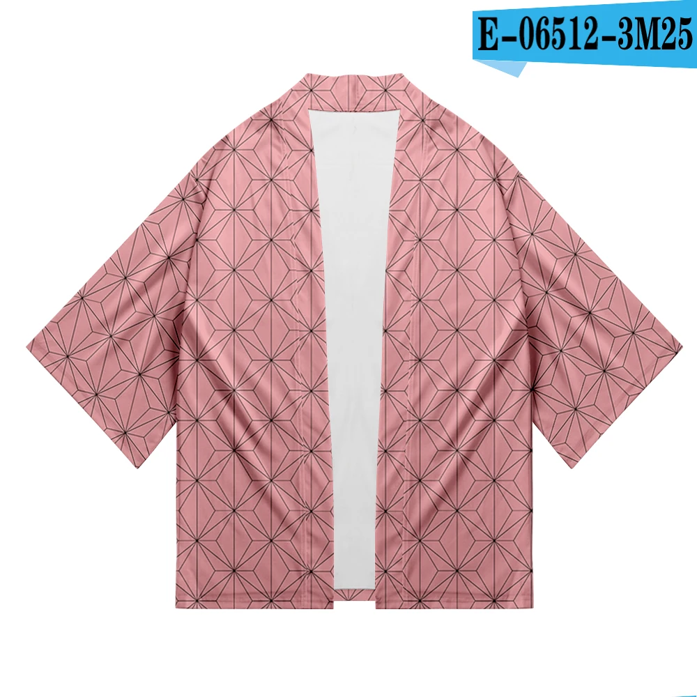 Новое кимоно Demon Slayer Kimetsu no Yaiba для мужчин/женщин модное повседневное кимоно Harajuku стиль кимоно унисекс Одежда - Цвет: 3D