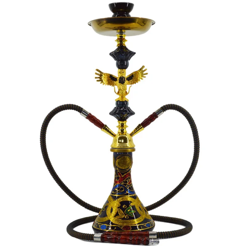 Arabian Large Double Pipe Hookah Eagle Hookah Rod And Hookah