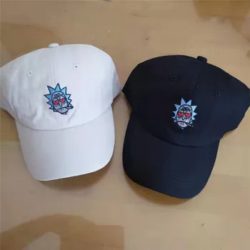 

Anime Rick and Morty New Dad Hat Crazy Cosplay Rick Baseball Cap Adjustable Cotton Embroidery Snapback Anime Lovers Caps