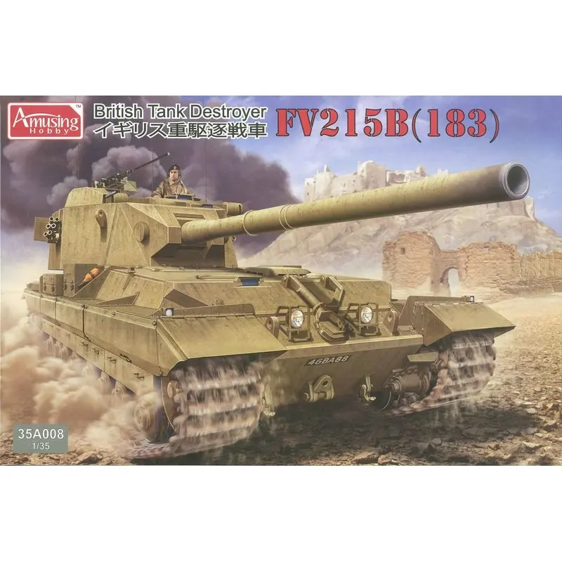 Amusing Hobby 35A008 1/35 комплект британского танка разрушитель FV215B(183) -масштаб модели |