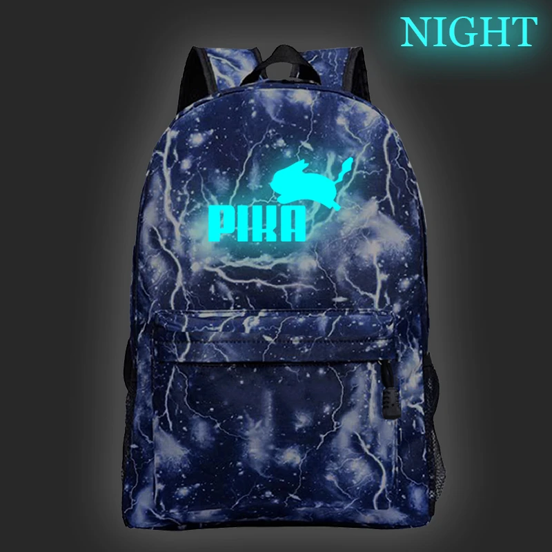 Plecak Пикачу Книга сумка Mochila рюкзаки Pokemon Sac Dos светящиеся аниме рюкзаки для школы подростков девочек сумка Школьный 24 - Цвет: N5