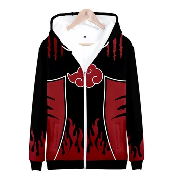 

New Naruto Uzumaki Cosplay Zip Up Hoodies for Men Women Kid 3D Print Hooded Sweatshirt Fashion Clothing Anime Boy Girl Pullover
