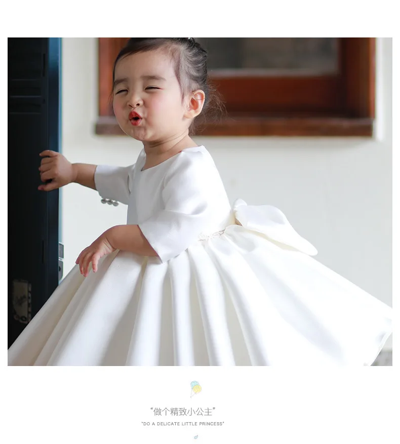 Платье-пачка для девочек; платье для первого дня рождения; платье принцессы для свадебной вечеринки для маленьких девочек; платье для крещения; Детские платья для девочек
