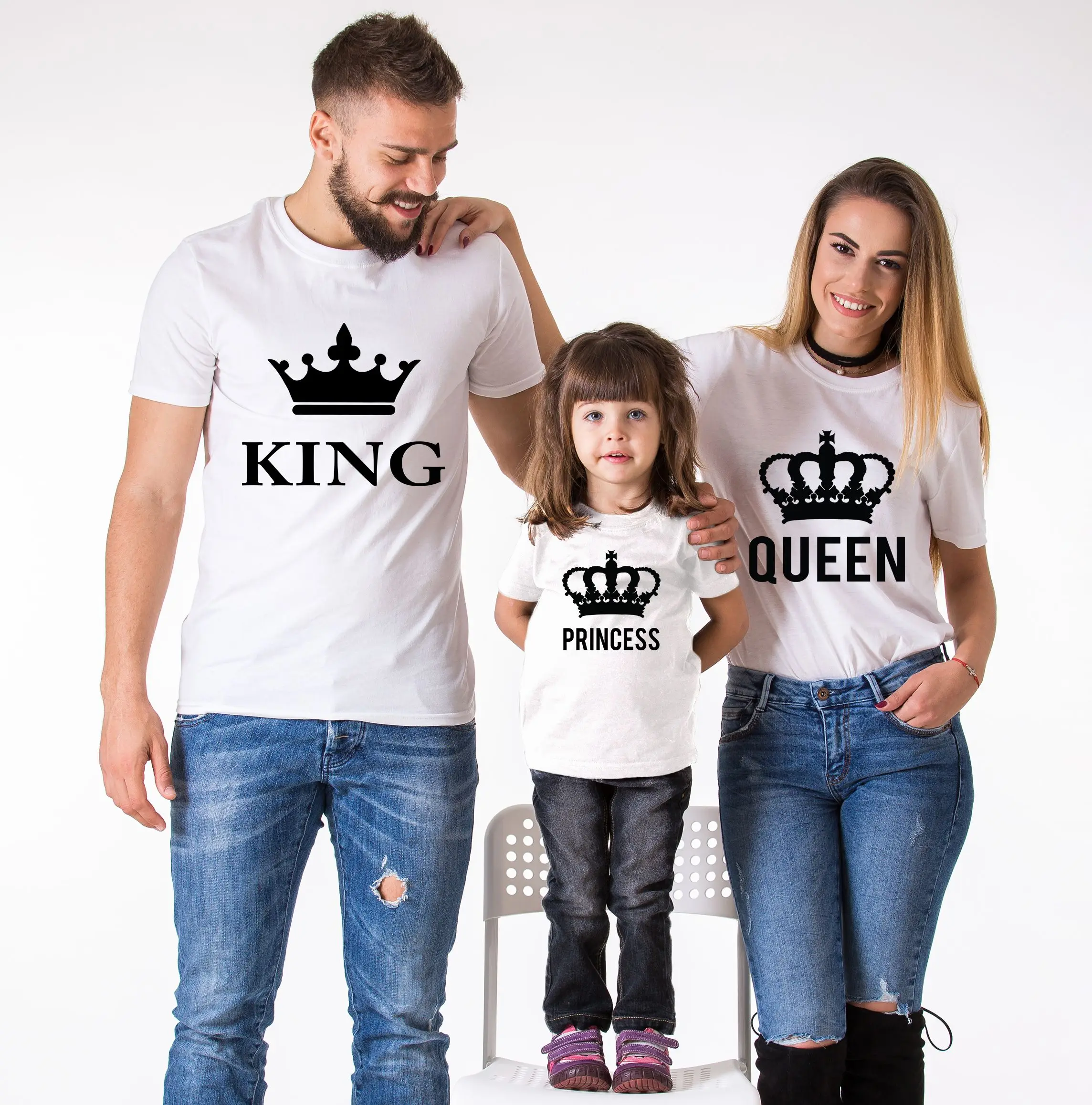 King, Queen, Prince, Princess, Crowns T 