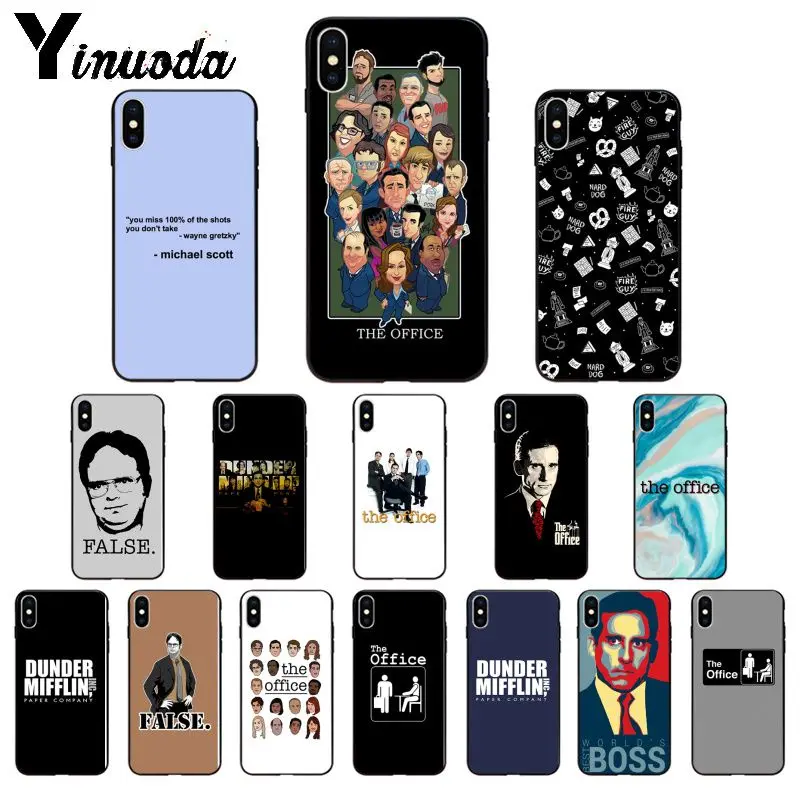 Yinuoda офисное ТВ-шоу высококачественный чехол для iPhone X XS MAX 6 6s 7 7plus 8 8Plus 5 5S SE XR