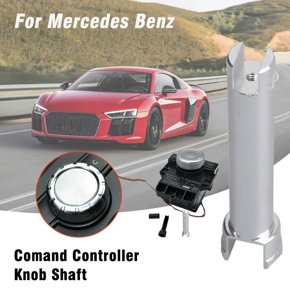 Mando de consola de Radio para Mercedes Benz W204 X204 W212, interruptor rotativo, botón de desplazamiento, eje de perilla, reparación, Perno de eje fijo