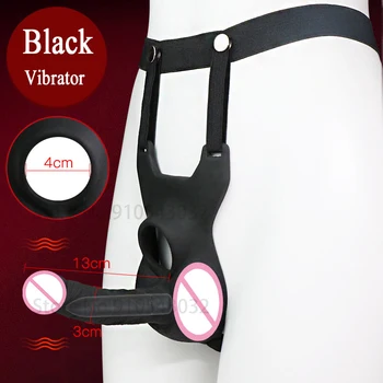 Strap On Penis Pants for Men Strap-on Dildo Vibrator for Lesbians Double Dildos Realistic Vibrating Egg Sex Toys for Couples Gay 5