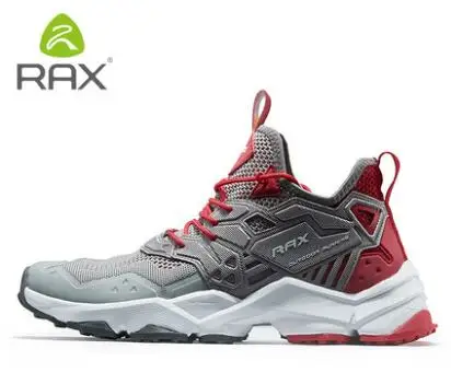 RAX men off-road hiking shoes mens flying-sewing non-slip shockproof breathable wearable walking trekking TRAVEL sports shoes