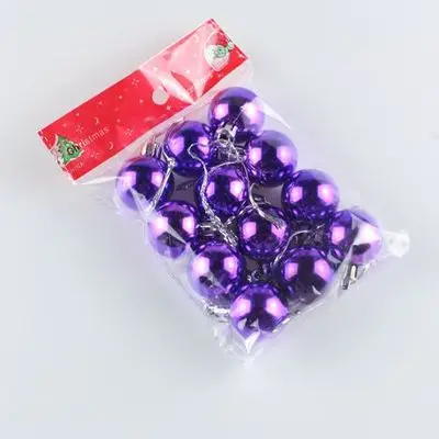 Violet Christmas Xmas Tree Ball - Цвет: Violet