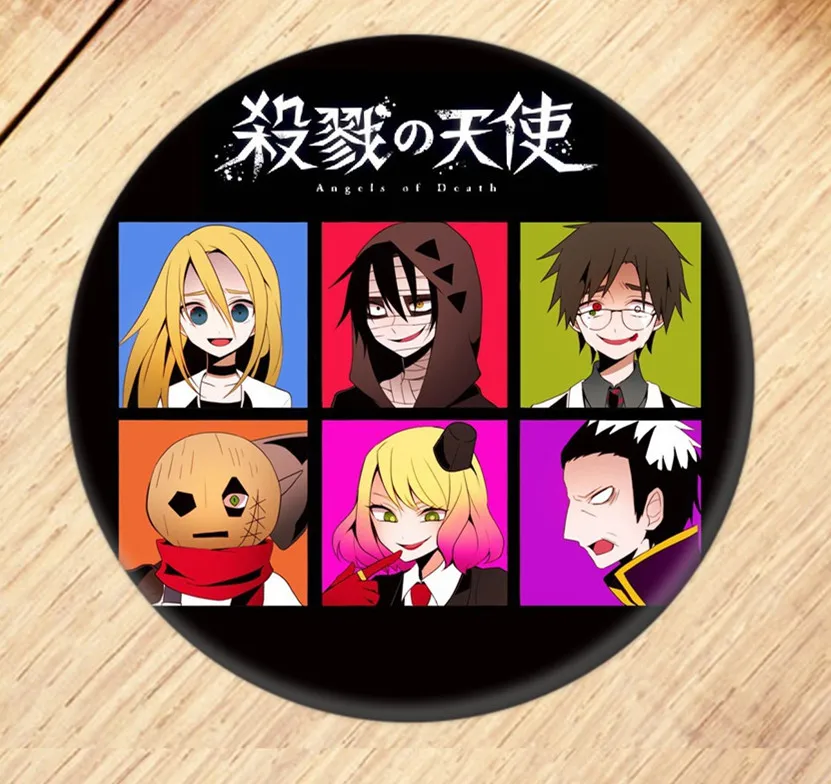 sexy anime cosplay Free Shipping Anime Angels of Death Enamel Pin Figure Cosplay Badge Backpack Icon Button Cartoon Brooch Accessories Gifts anime halloween costumes Cosplay Costumes