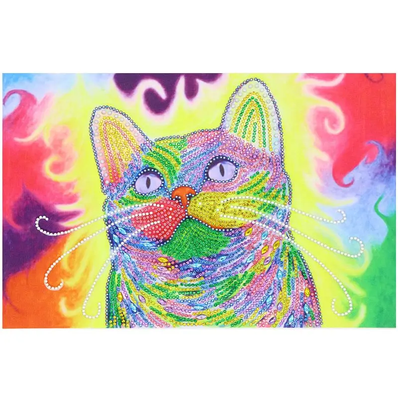 

Cat 5D Special Shape Diamond Painting Embroidery Needlework Crystal Cross Stitch for Diamond embroidery