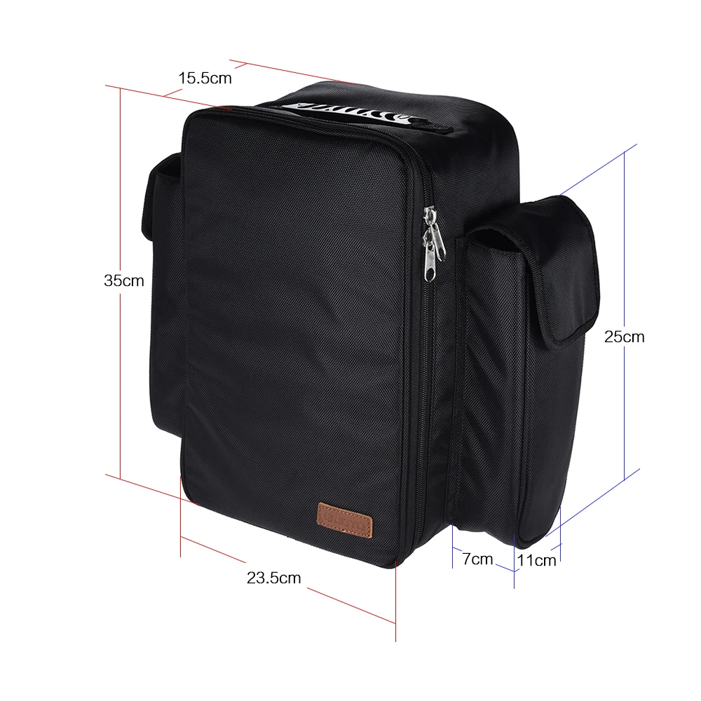 

PC-1 Portable Soft Guitar Effect Pedal Board Carpet Pedalboard with Backpack Carrying Bag