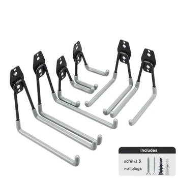 

Wall Mount Garage Bike Hanger Hook Heavy Duty Metal Hooks Garden Hooks Kitchen Storage Tools For Organizing Power Tools