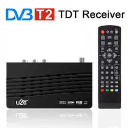 Satxtrem U2C цифрового ТВ коробка DVB T T2 C Full-HD 1080 p Встроенный русский умный ТВ коробка Youtube MPEG H.264 Media player