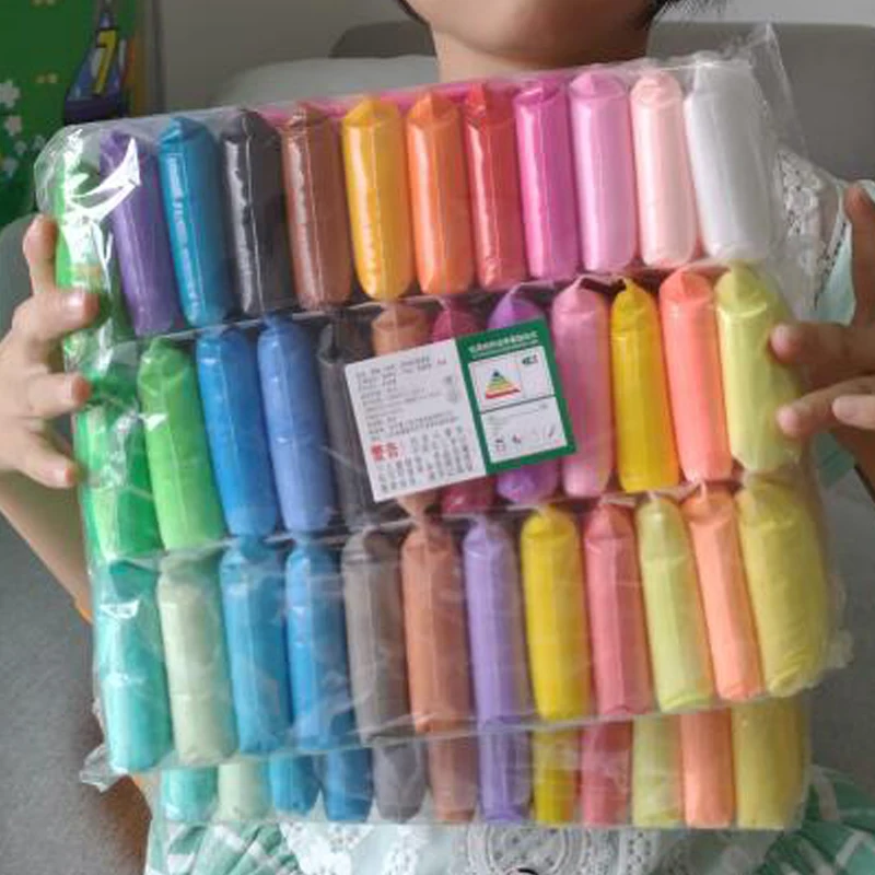 Modeling Clay Educational 5D Toy For Children Gift Play Dough 36 Colors Light Playdough Slimes Kids Air Dry Plasticine Polymer | Игрушки и
