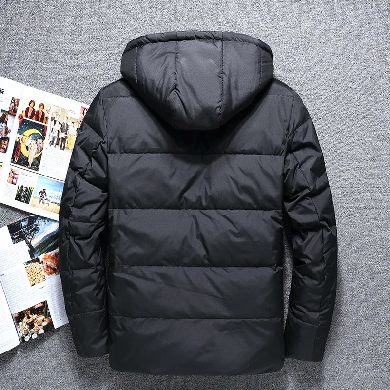 Hot Sale Fashion Winter Big Hooded Duck Down Jackets Men Warm High Quality Down Coats Male Casual Winter Outerwer Parkas