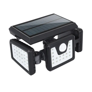 

Solar Powered Spotlight Wall Light Wall Lamp Waterproof PIR Garden Rotatable Foldable Durable