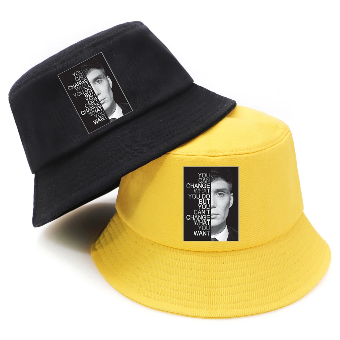 Peaky Blinders Print Bucket Hats Woman Fashion Panama Bucket Hat Mens Summer Foldable Fisherman