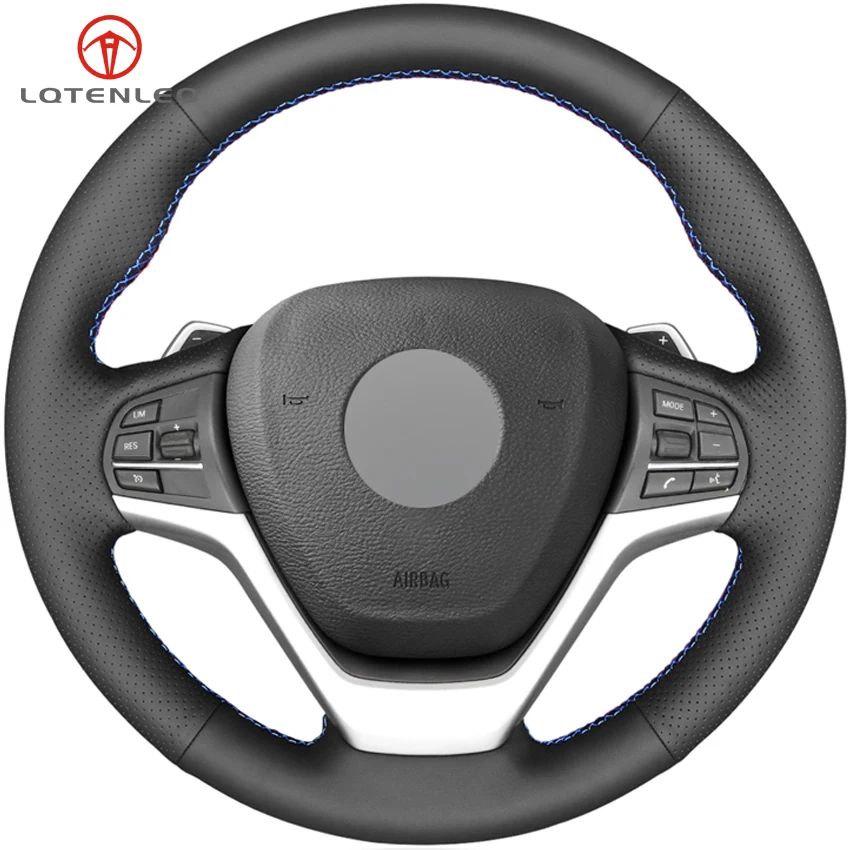 

Задняя панель LQTENLEO из натуральной черной кожи для BMW X5 F15 2014-2018 X5 M F85 2014-2018 X6 F16 X6 M F86 2015-2019