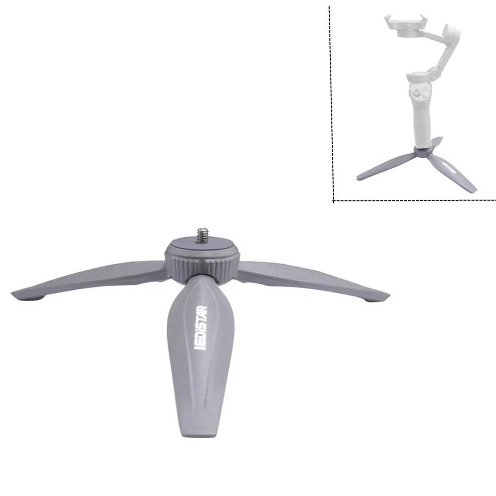 Supporto Per Treppiede Osmo Mobile 3/Om 4 Con Angoli Regolabili, Mini Treppiede Con Vite Da 1/4 ''Compatibile Con Dji Osmo Mobile 4 3 2 1 Osmo