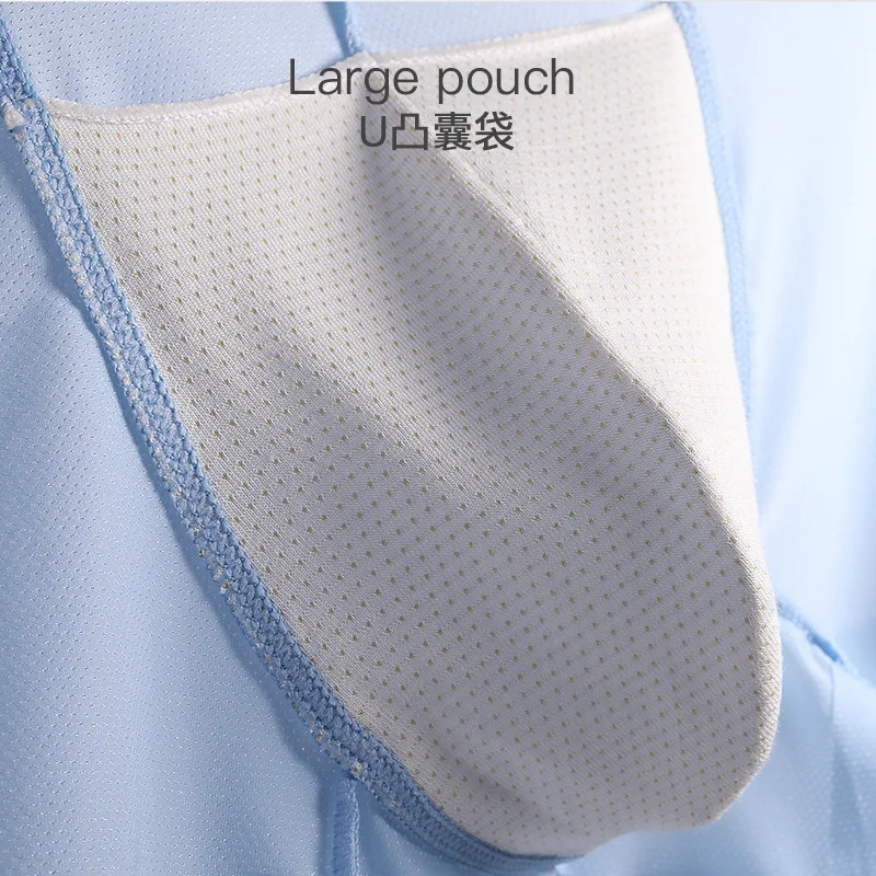 4-pack New Boxer Shorts Briefs Men's Men's Briefs Men's Boxer Briefs Ice Silk Male Couple Sexy Suit Ultra-thin Breathable Soft