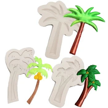 

Coconut Tree Silicone Mold Fondant Cakes Decorating Tool Silicone Molds Sugarcrafts Chocolate Baking Tool For Cake Gumpaste Form