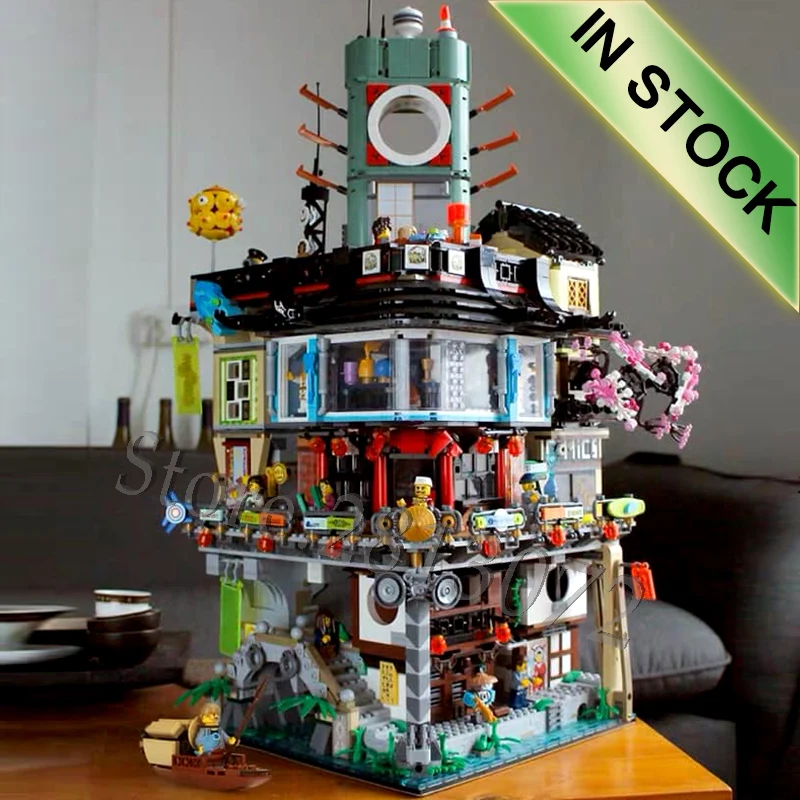 

06066 In stock New Ninja Great Creator City Construction 4953pcs Model Modular Building Blocks Toys Bricks Compatible 70620
