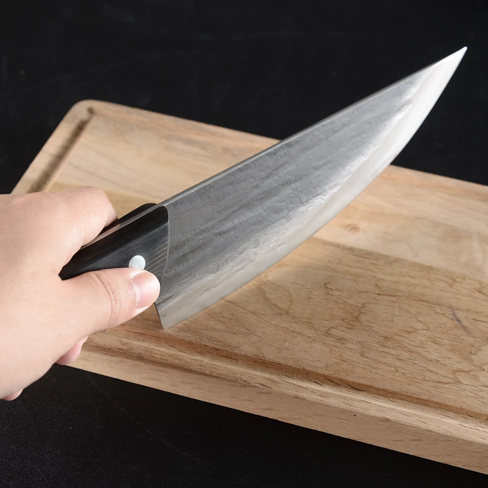 SOWOLL ручной работы, кованые кухонные инструменты-ножи для мясника, шеф-повара, мясника, нож для овощей, нож для кемпинга, инструмент