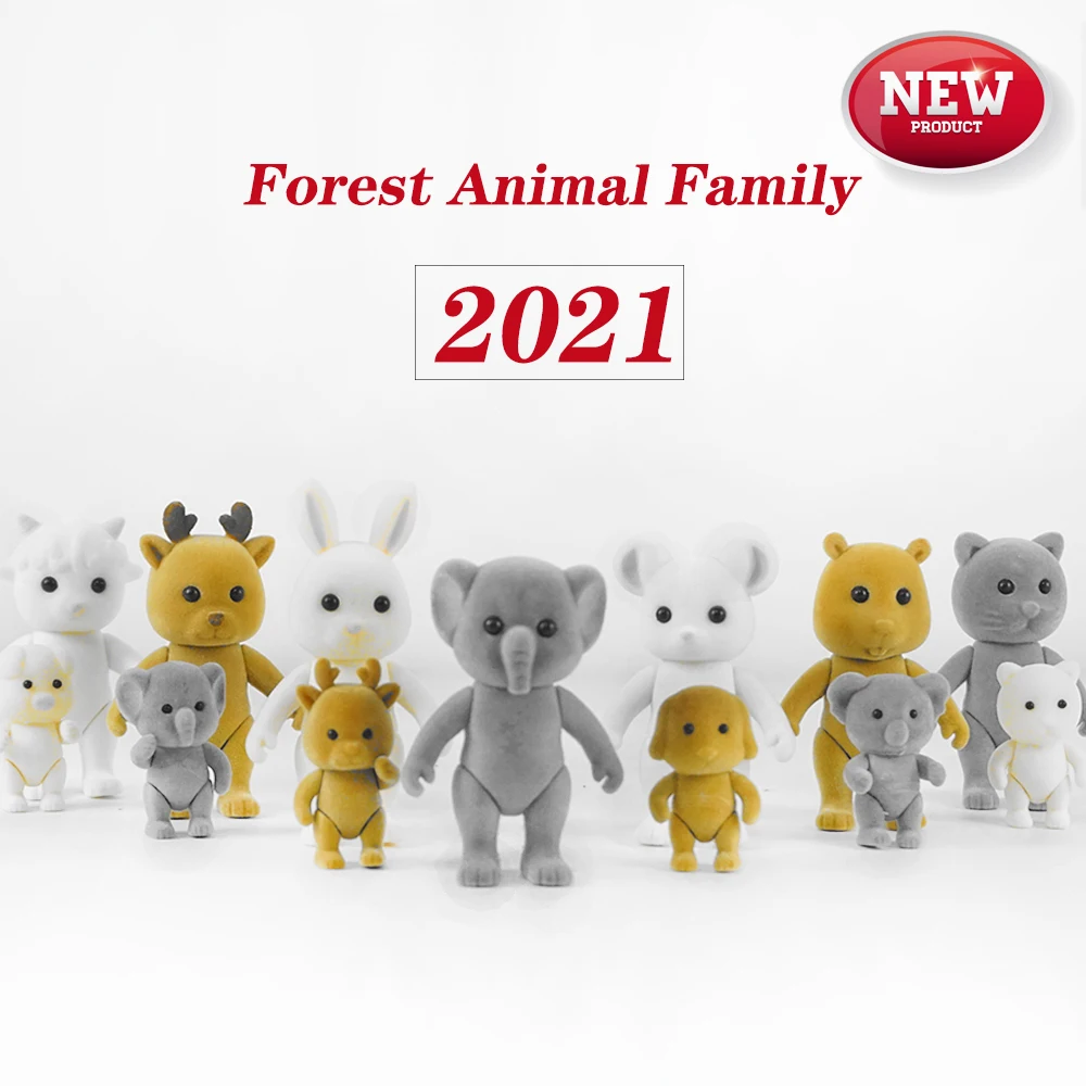 

New Dollhouse Furniture 1/12 Miniatures Living Room Kitchen Bathroom Set Animal Figurines Dog Cat Diy Collectible Toys For Girls