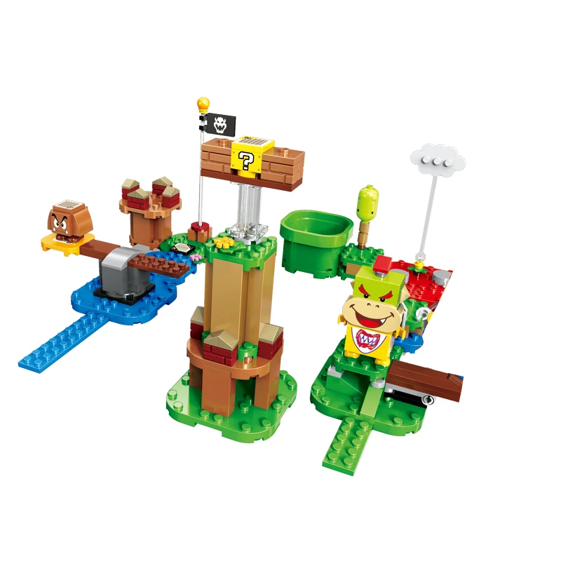 IN STOCK Super Mar Adventure Starter Set Model Building Blocks Bricks TV Game Kids Toys For Children Gifts MOC-71360 71362 71368 | Игрушки и