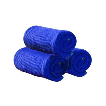 

pcmos 30*30 cm Blue Car Towel Microfiber Washcloth Auto Car Care Cleaning Towels Soft Cloths Tool Windshield Sunshades Car Wash