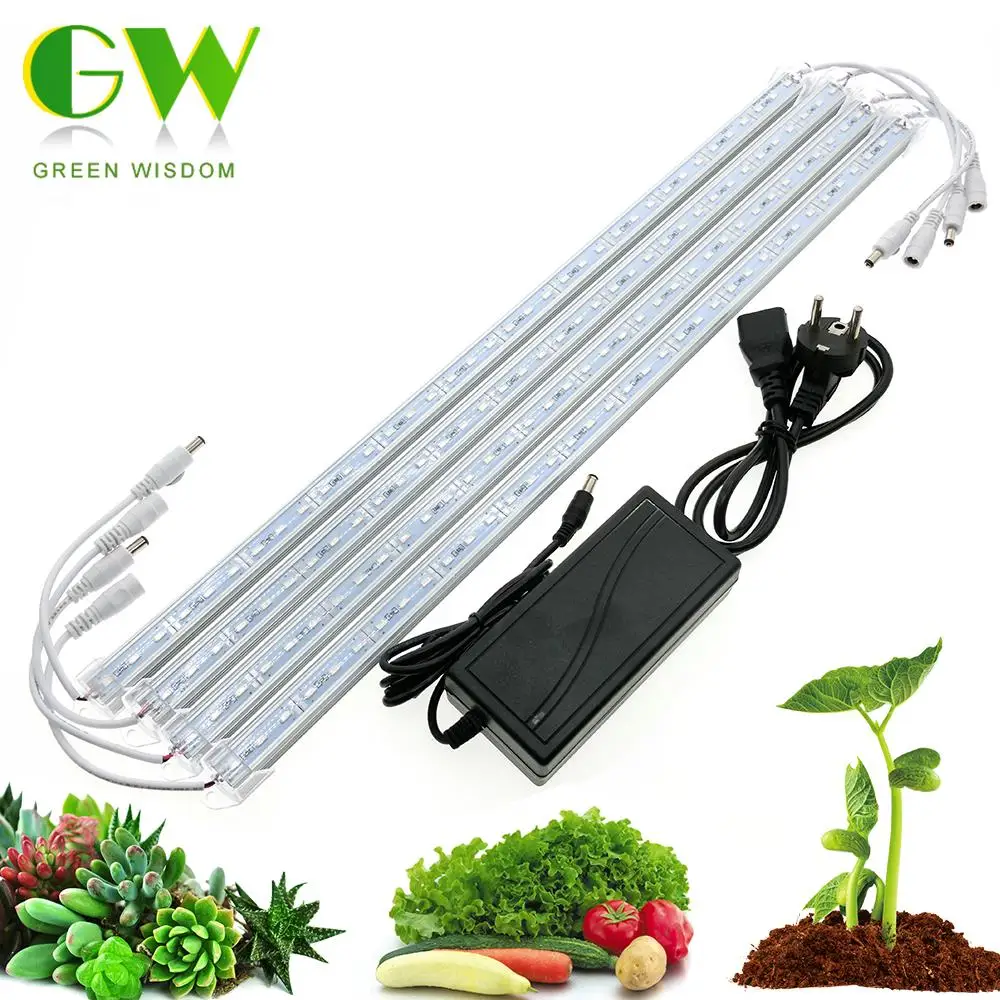 Full Spectrum LED Grow Light 12V LED Bar Rigid Strip Lamps for Plants Red Blue 3:1 Waterproof Phyto - 32676149529