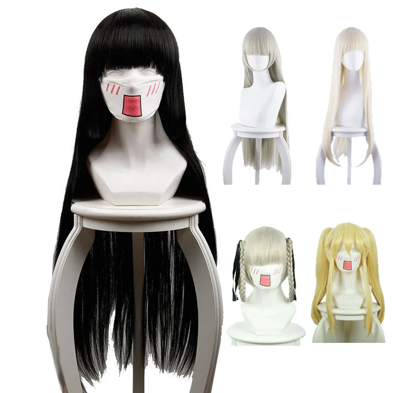Kakegurui компульсивный игрок Косплей парики Ririka Momobami Runa Yomozuki Mary Saotome Yumeko Jabami + парик