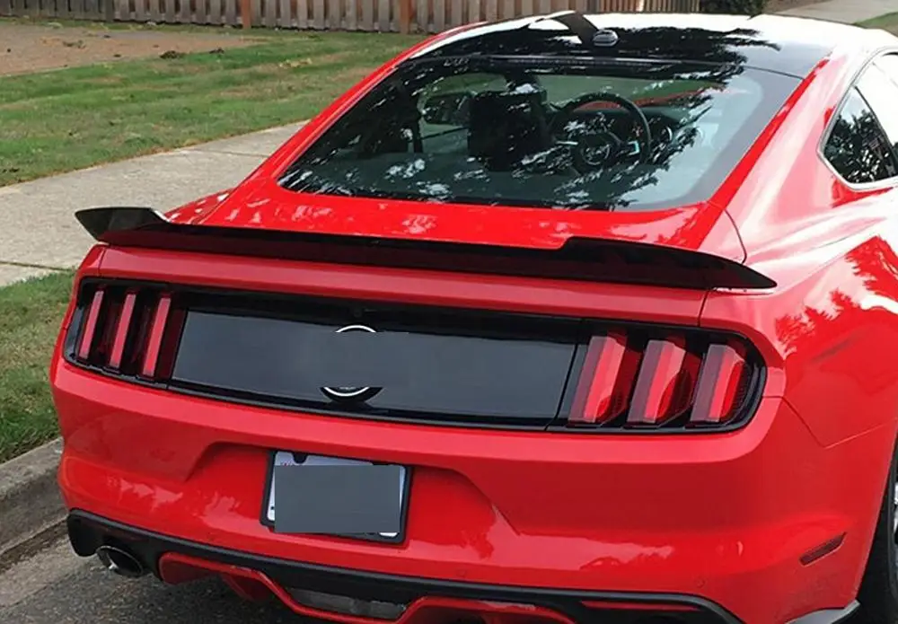 Карбоновое волокно задний спойлер багажника крыло для- Ford Mustang