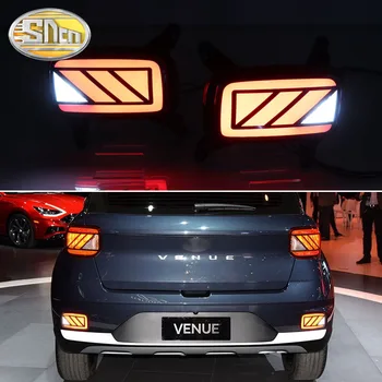 

SNCN Multi-function LED Reflector Lamp Rear Fog Lamp Bumper Light Brake Light Reverse Light For Hyundai Venue 2019 2020