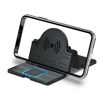 

Universal 15W Qi Wireless Charger Charging Folding Silicone Anti-Slip Mat Car Holder Charger Wall Charger for Cell Phones
