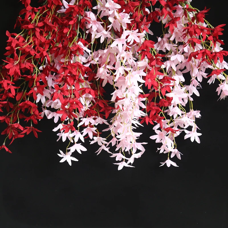 5 шт. искусственный Oncidium цветущая вишня Танцующая Орхидея DIY украшение цветы орхидеи домашний декор Флорес для большой свадьбы