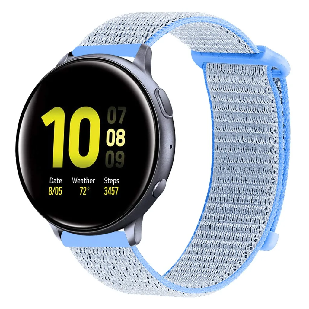 Нейлоновый ремешок для samsung Active 2 Watch 44 мм, ремешок для умных часов, сменный ремешок для мужских Т-часов, ремешок для спортивных часов, браслет для женщин и мужчин, 19 октября