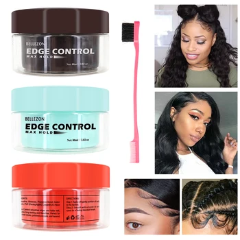 

Refreshing Hair Oil Wax Cream Edge Control for Men Female Hair Powder Edge Control Long-lasting Hair Finishing Hair Fixative Gel