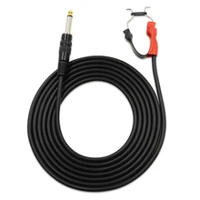 Шнур для татуировочной машинки-тату мягкий силиконовый шнур 2,4 м 8 футов сверхмощный огнеупорный тату линия питания для катушки для татуировки